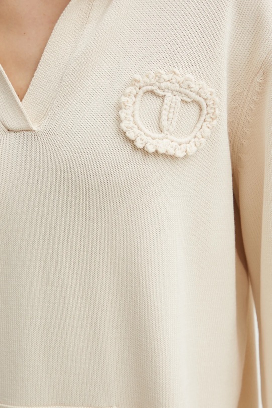 Twinset sweter 251TP3250 beżowy