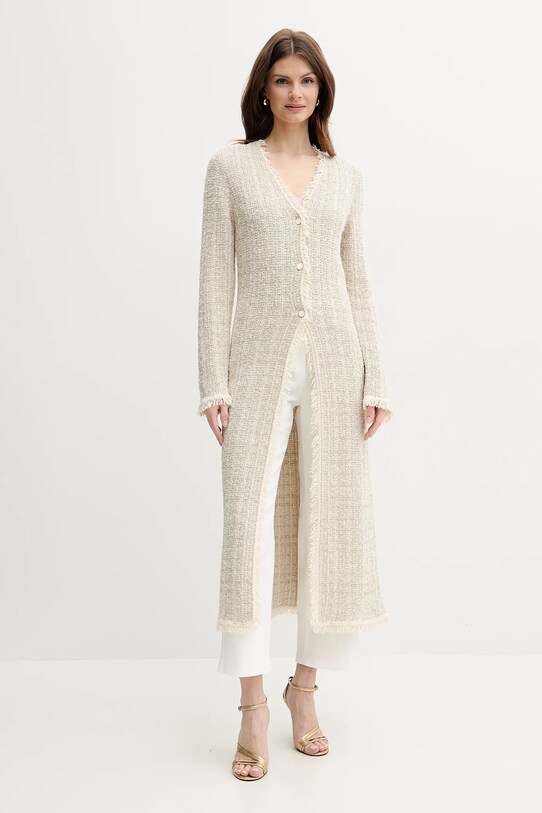 Twinset kardigan pozostałe beżowy 251TP3560