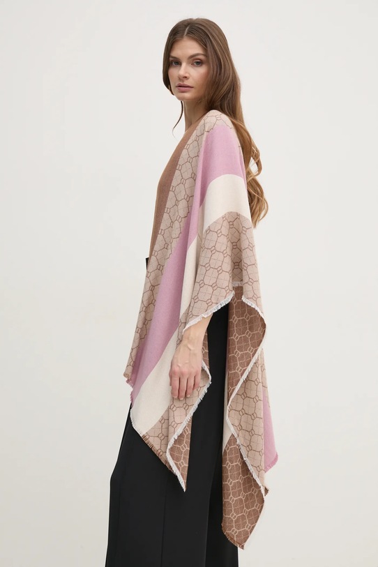 Пончо Twinset остальные розовый 251TA4190