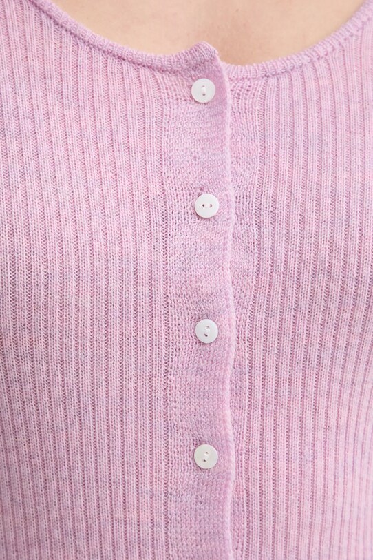 Herskind cardigan din lana Liw 5434825 violet