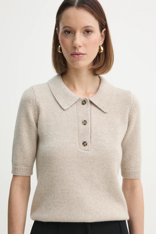 Herskind pulover de lana Alberto bej 5417974