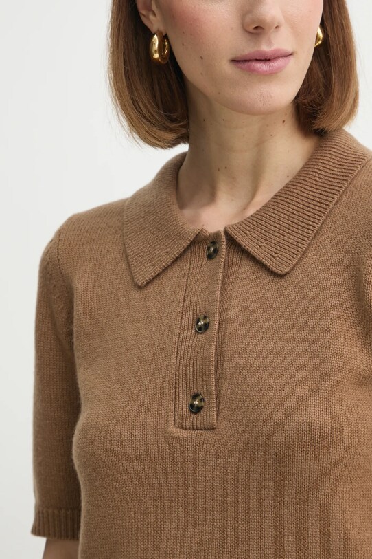 Herskind pulover de lana Alberto 5417974 maro