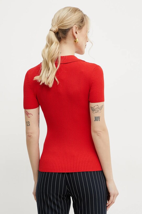 Îmbrăcăminte Twinset tricou polo 251TT3222 rosu