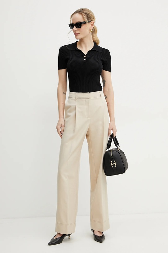 Polo tričko Twinset 251TT3222 čierna SS25