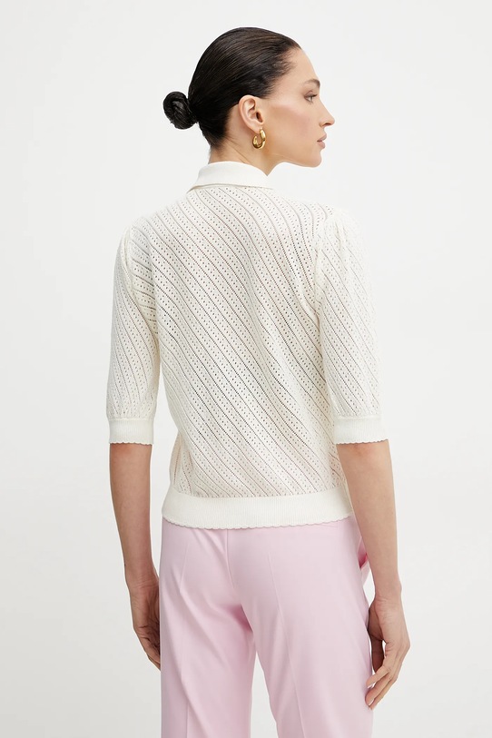 Odzież Twinset sweter bawełniany 251TT3130 beżowy