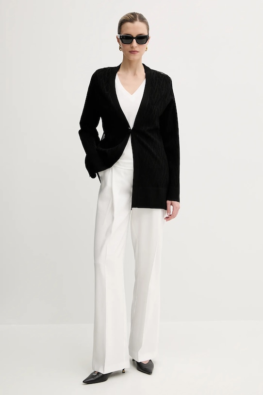 Armani Exchange kardigan XW000579.AF12875 czarny SS25