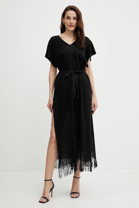 Liviana Conti rochie maxi negru A5SF64