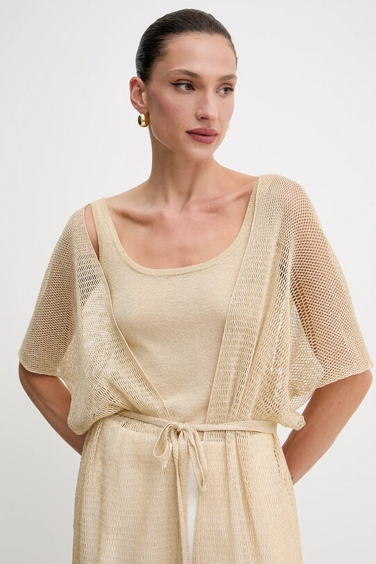 Liviana Conti poncho beige A5SF65