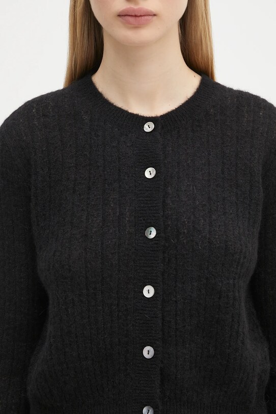 A.P.C. wool blend cardigan cardigan milo black WPABE.F22246