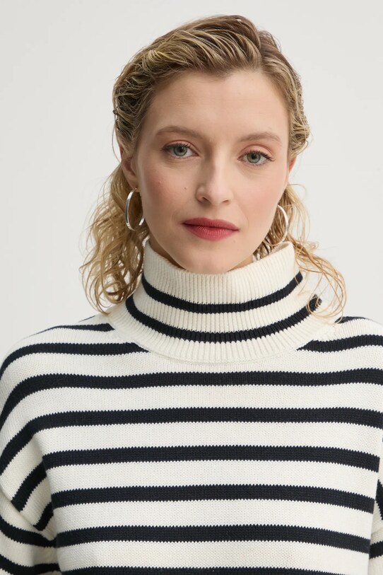 Marc O'Polo sweter beżowy 500605960021