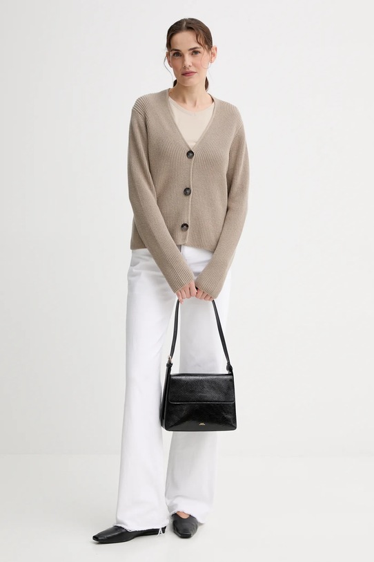 Marc O'Polo cardigan din bumbac 500605961069 bej SS25