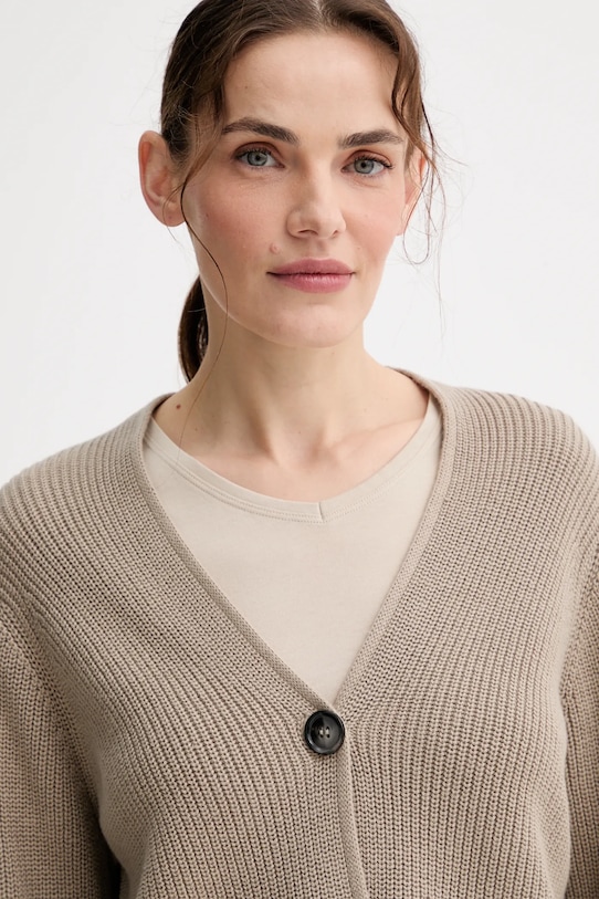 Marc O'Polo cardigan din bumbac verde 500605961069