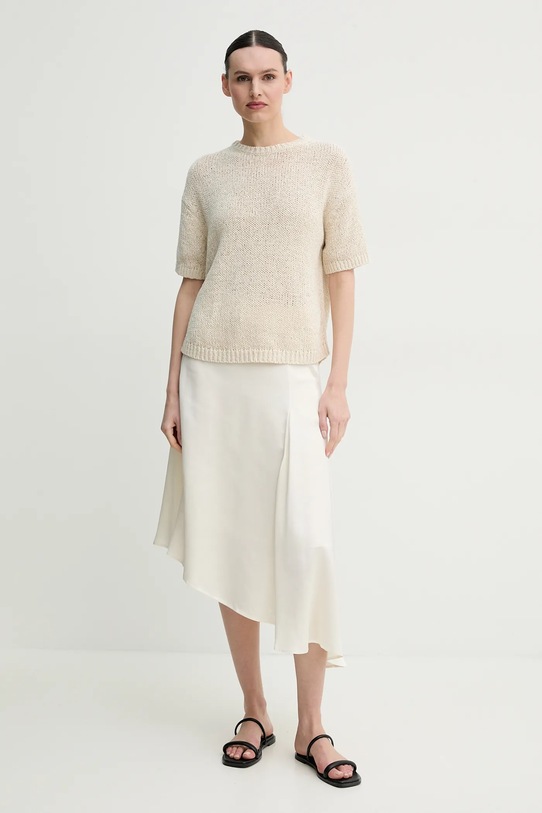 Marc O'Polo tricou 503513662059 bej SS25