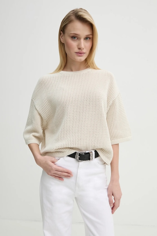 Svetr Marc O'Polo kulatý béžová 503600662091