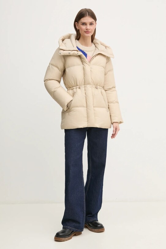 Светр з домішкою вовни Pepe Jeans NORA PL702238 бежевий SS25