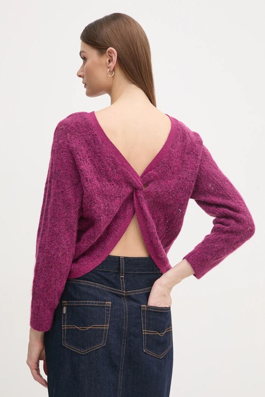 Pepe Jeans sweter NOVA melanż różowy PL702239