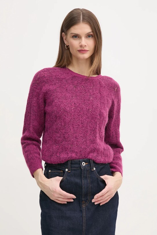 Odzież Pepe Jeans sweter NOVA PL702239 różowy