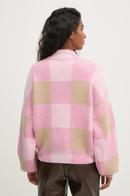 Odzież Stine Goya sweter z domieszką wełny SG.PS25.K020.2327 różowy