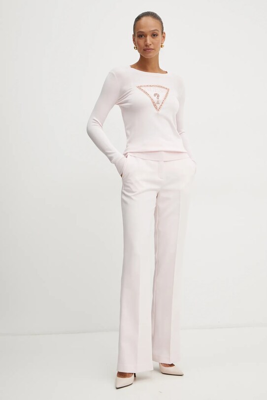 Guess sweter W5RR39.Z2NQ2 różowy SS25