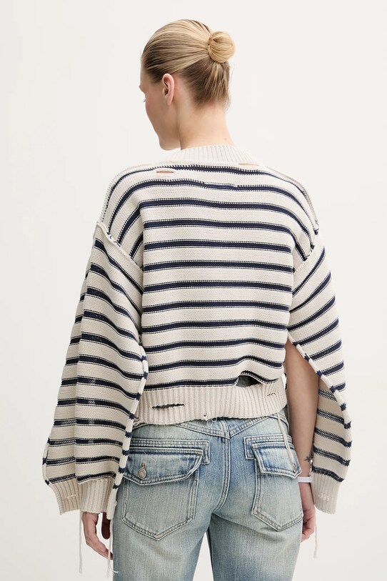 Îmbrăcăminte MM6 Maison Margiela cardigan din bumbac S52HP0025 bej