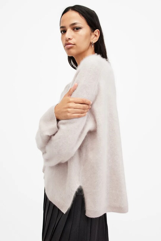 Одяг Светр з кашеміру AllSaints REBEL W131KB білий