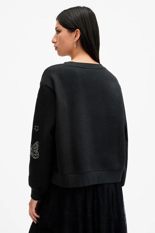 Oblečenie Mikina AllSaints PIPPA HEX W140JB čierna