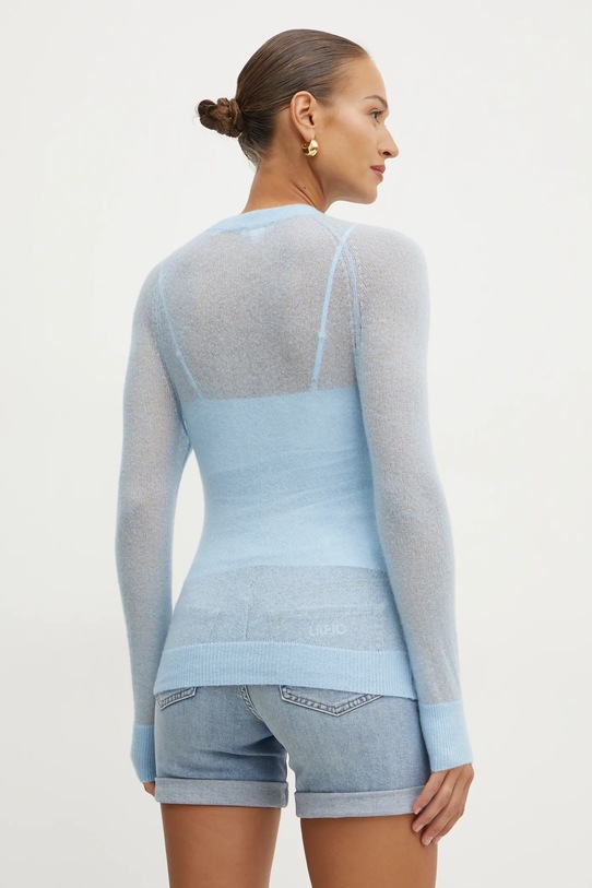 Ρούχα Μάλλινη μπλουζα Guess IZABELLA W5RR06.Z3HQ0 μπλε