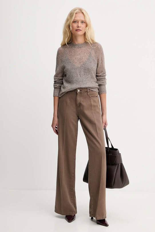 Guess sweter z wełną IZABELLA W5RR06.Z3HQ0 beżowy AW25
