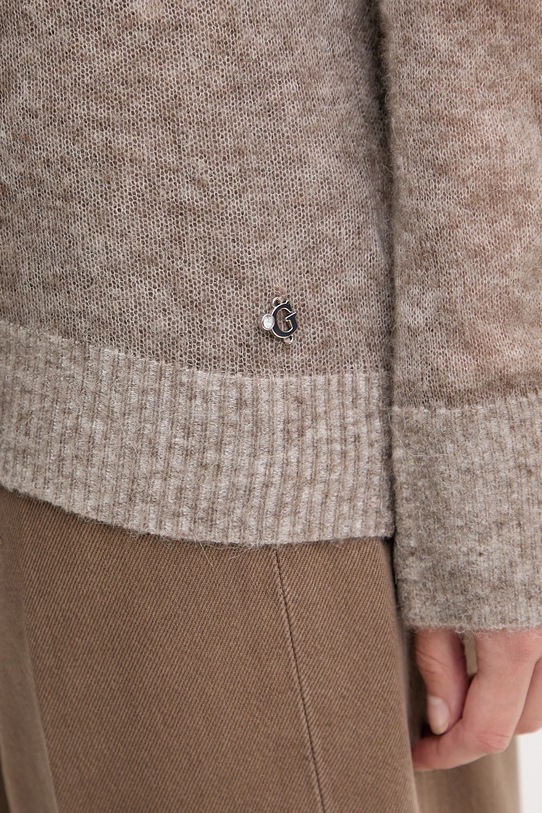 Guess sweter z wełną IZABELLA W5RR06.Z3HQ0 beżowy
