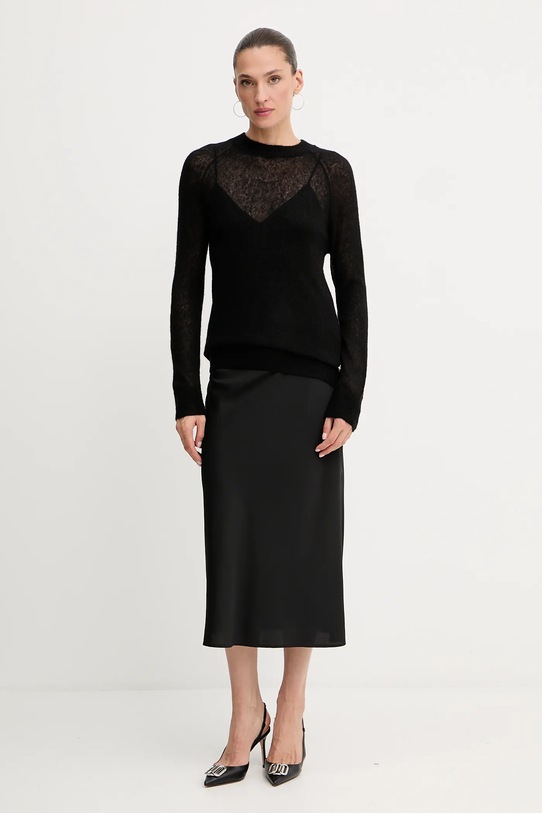 Guess sweter z wełną IZABELLA W5RR06.Z3HQ0 czarny AW25