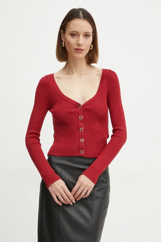 Джемпер Guess KATELYN аппликация красный W5RR08.Z2V62