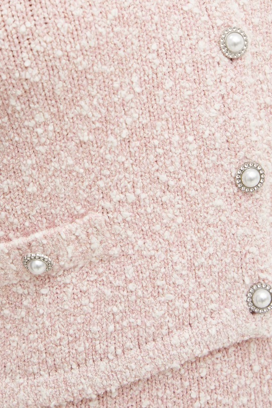 Πλεκτή ζακέτα Guess DOROTHY W5RR20.Z3L21 ροζ