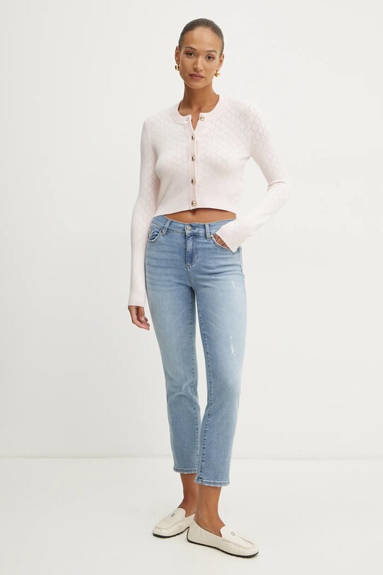 Guess kardigán HOLLAND W5RR23.Z2YJ2 rózsaszín SS25