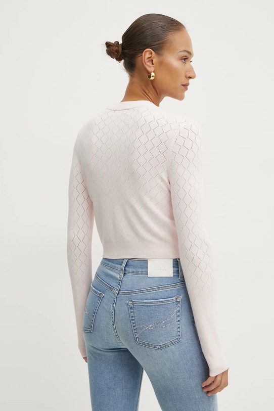 Îmbrăcăminte Guess cardigan HOLLAND W5RR23.Z2YJ2 roz