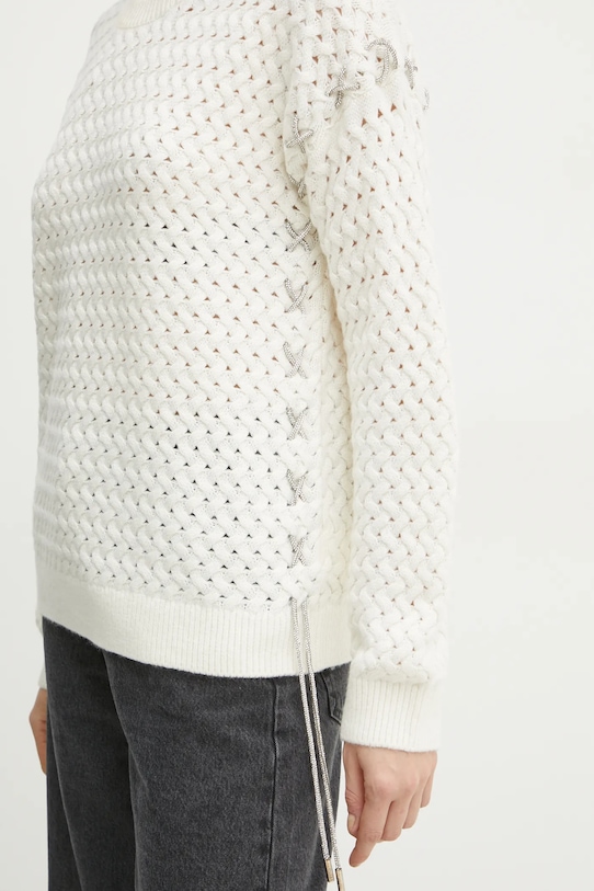 Guess pulover din amestec de lana ELLISS W5RR13.Z3KY0 bej