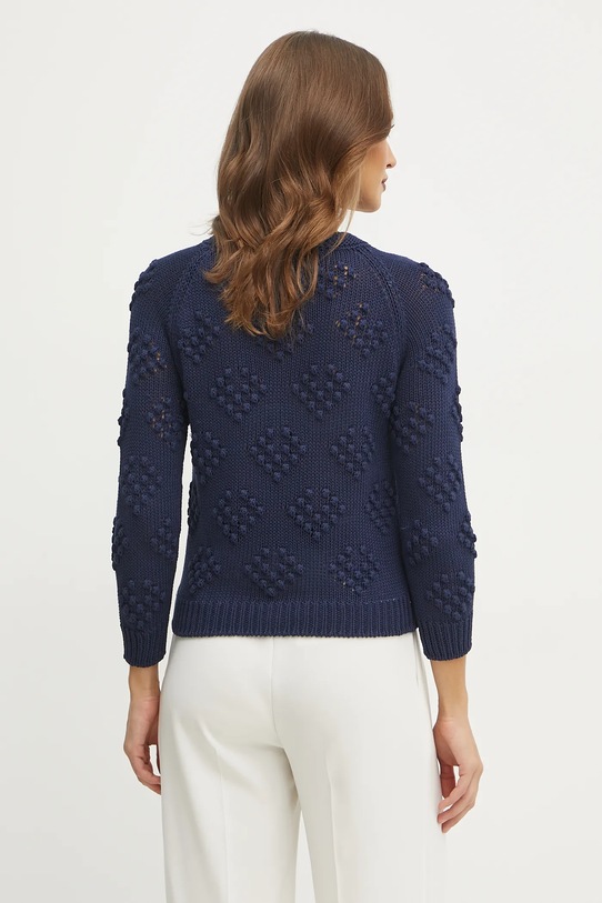 Oblečení Bavlněný svetr Luisa Spagnoli 58630 námořnická modř