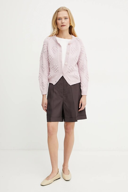 Джемпер Luisa Spagnoli 58614 розовый SS25