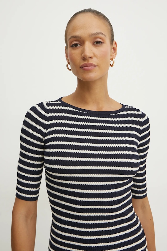 Luisa Spagnoli pulover subtiri bleumarin 58603