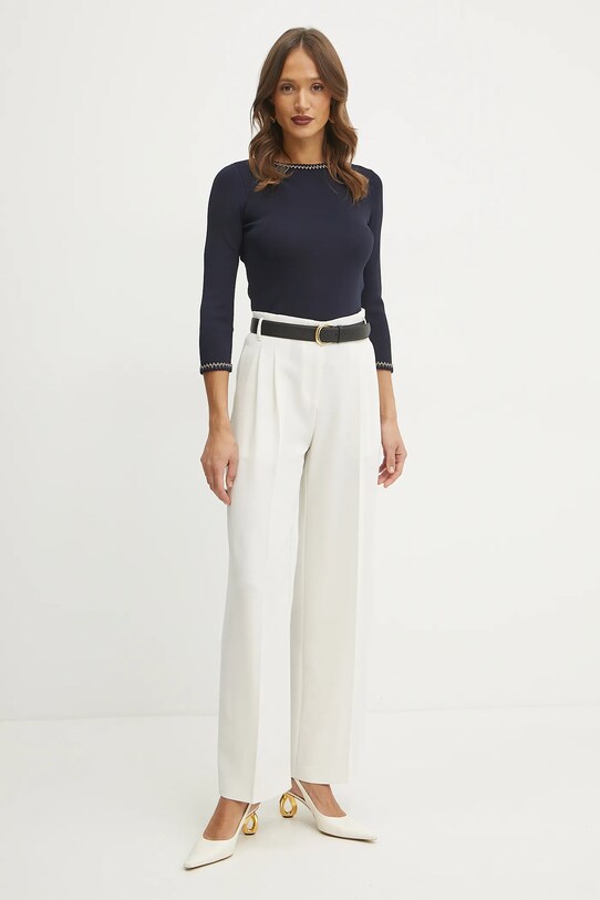 Pulover Luisa Spagnoli 58647 mornarsko modra SS25