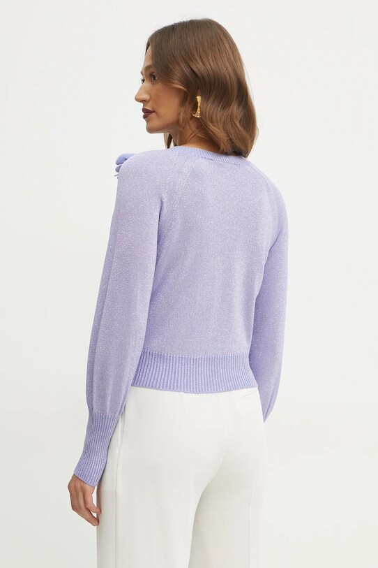 Одяг Вовняний кардиган Luisa Spagnoli 100024 фіолетовий