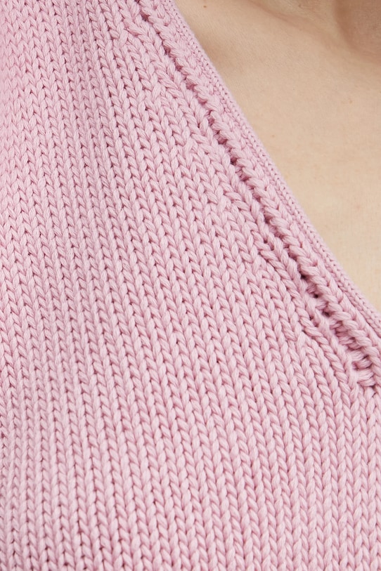 Bavlněný svetr Luisa Spagnoli 100033 růžová