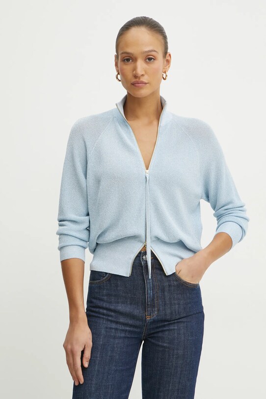 Marella cardigan PORTO2 uni albastru 2513341071