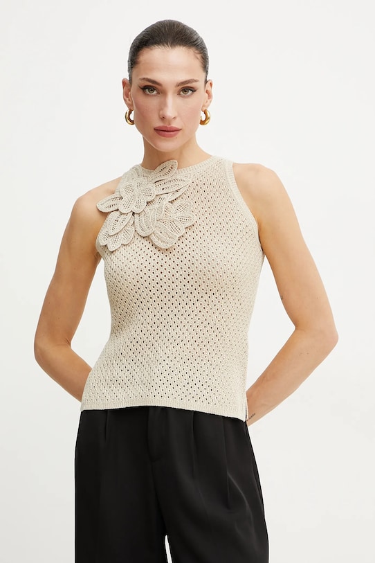 Marella top din amestec de in ARAK1 imprimeu bej 2513361112