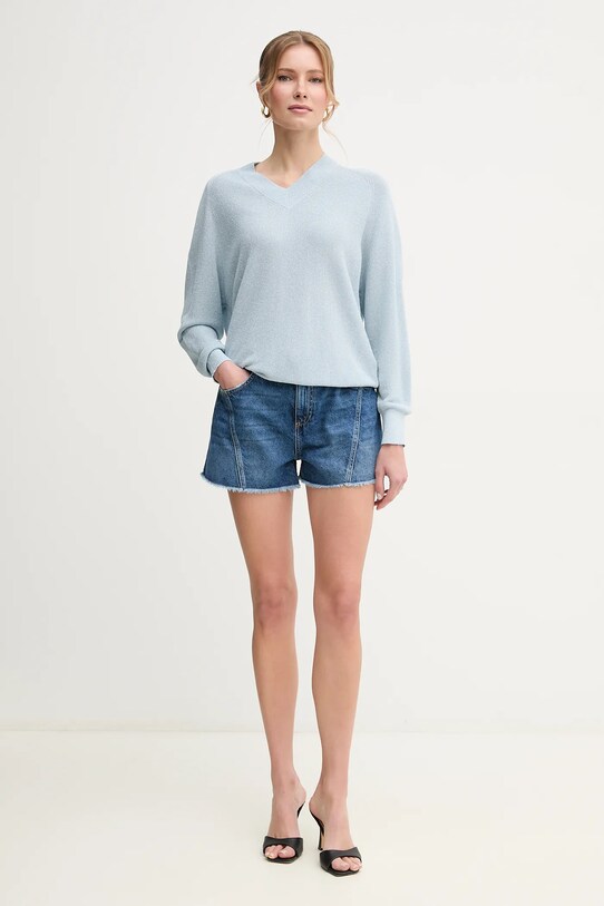 Marella sweter DARIO 2513361121 niebieski SS25