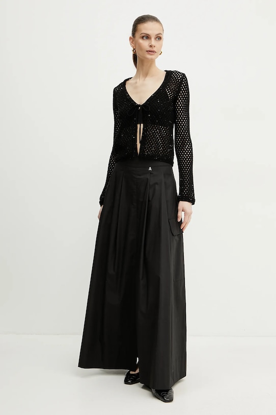 Bavlnený kardigán Marella Emme by Marella 2515341031 čierna SS25