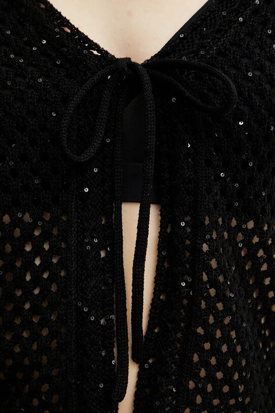 Marella cardigan din bumbac Emme by Marella 2515341031 negru