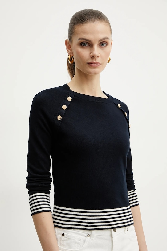 Marella pulover Emme by Marella subtiri bleumarin 2515361071