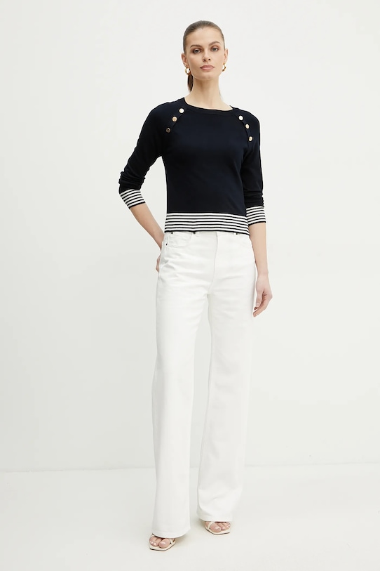 Marella pulover Emme by Marella 2515361071 bleumarin SS25