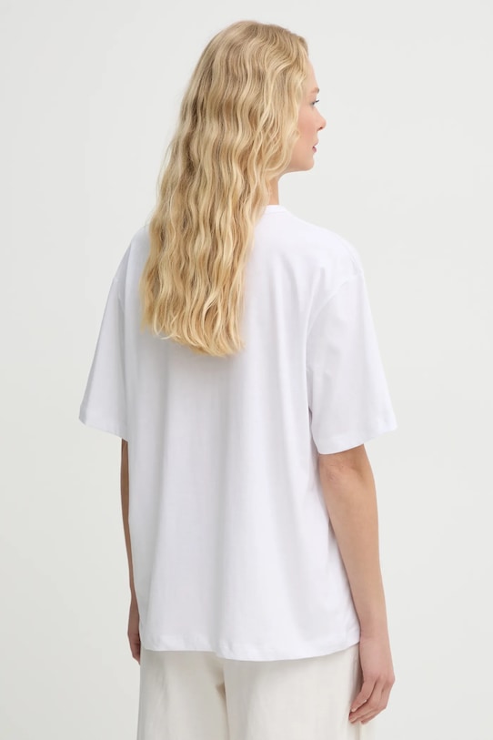 Odjeća Pamučna majica MUNTHE SILANE 244110024460 bijela