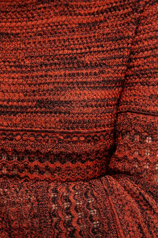 Sisley sweter 19EQL106E pomarańczowy